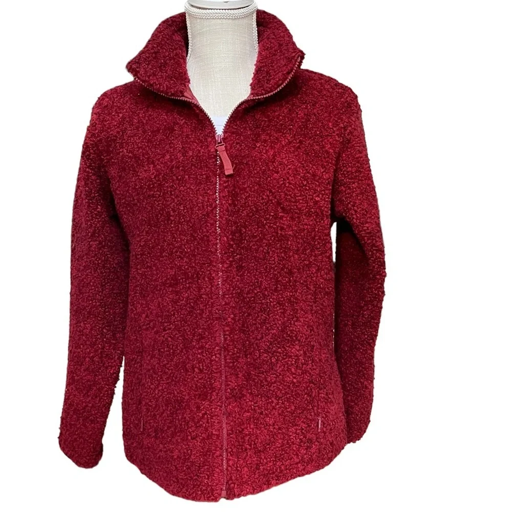 Cabela's‎ Red Full Zip Up Outdoor Winter Jacket Size: S